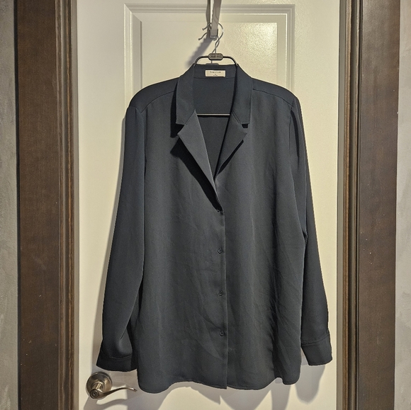 Babaton Dark Green Blouse - Picture 1 of 2